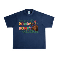 Navy have yourself a rowdy howdy christmas Urban Heavy Tee - MaliasSmallBusiness