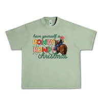 Oil Green have yourself a rowdy howdy christmas Urban Heavy Tee - MaliasSmallBusiness