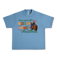 Pebble Blue have yourself a rowdy howdy christmas Urban Heavy Tee - MaliasSmallBusiness