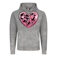 Cloud Rock dinosaur valentine heart Vintage Hoodie - MaliasSmallBusiness