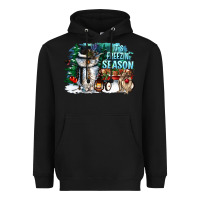 Black its freezin season Heavyweight Hoodie - CowGirlArtShop
