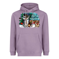 Lavender its freezin season Heavyweight Hoodie - CowGirlArtShop