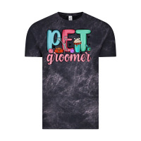 Cloud Black pet groomer Vintage Tee - MaliasSmallBusiness