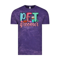 Cloud Purple pet groomer Vintage Tee - MaliasSmallBusiness