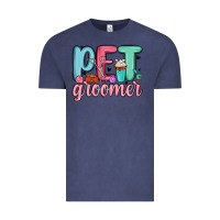 Vintage Denim pet groomer Vintage Tee - MaliasSmallBusiness