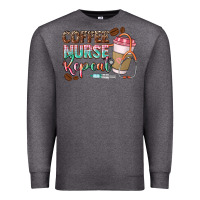 Charcoal Heather Coffee nurse repeat Premium Sweatshirt - CowGirlArtShop