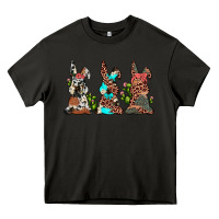 Asphalt leopard cowhide turquoise cactus bunny's Heavy Core Tee - JahusDesignShop