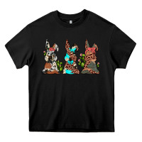 Black leopard cowhide turquoise cactus bunny's Heavy Core Tee - JahusDesignShop