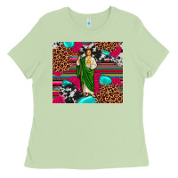 Matcha san judas leopard cowhide tumbler Ladies Tee - JahusDesignShop