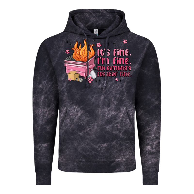 It's Fine I'm Fine Everything's Freakin' Fine Vintage Hoodie by MaliasSmallBusiness | Teevron