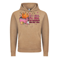 Vintage Coffee it's fine i'm fine everything's freakin' fine Vintage Hoodie - MaliasSmallBusiness