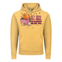 Vintage Mustard it's fine i'm fine everything's freakin' fine Vintage Hoodie - MaliasSmallBusiness