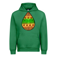 Emerald halloween pumpkin teardrop Urban Hoodie - BundleAndBundleShop