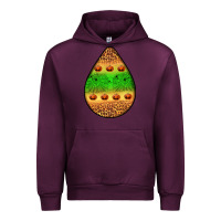 Mauve Wine halloween pumpkin teardrop Urban Hoodie - BundleAndBundleShop