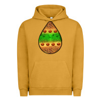 Pigment Peanut Butter halloween pumpkin teardrop Urban Hoodie - BundleAndBundleShop