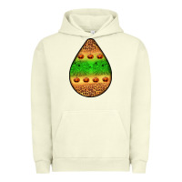 Pigment Pistachio halloween pumpkin teardrop Urban Hoodie - BundleAndBundleShop