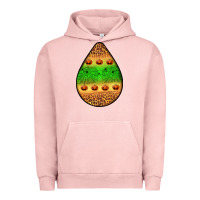 Pigment Salmon halloween pumpkin teardrop Urban Hoodie - BundleAndBundleShop