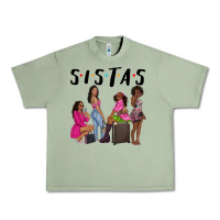 Oil Green sista sisters afro black women Urban Heavy Tee - NancyCooperArtShop