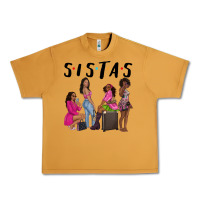 Peanut Butter sista sisters afro black women Urban Heavy Tee - NancyCooperArtShop