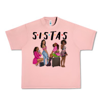 Salmon sista sisters afro black women Urban Heavy Tee - NancyCooperArtShop