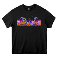 Black halloween witch gnomes libbey cup Heavy Core Tee - BundleAndBundleShop