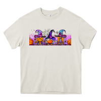 Halloween Witch Gnomes Libbey Cup Heavy Core Tee | Teevron