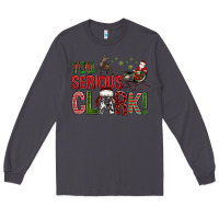 Smoke You Serious Clark With Santa Sleigh Long Sleeve Tee - BundleAndBundleShop