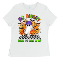 White no diggity bout to bag it up Ladies Tee - Artiststas