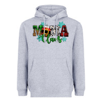 Heather Grey mama claus christmas Heavyweight Hoodie - CowGirlArtShop