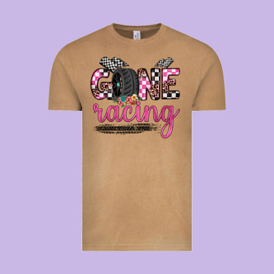 Gone Racing Vintage Tee Designed By Jahusdesignshop