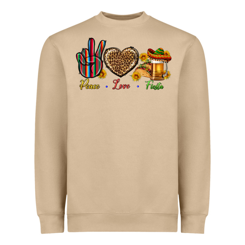 Peace Love Fiesta Heavyweight Sweatshirt by BundleAndBundleShop | Teevron