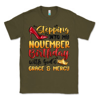 Army Green stepping into my november birthday Classic Tee - MaliasSmallBusiness