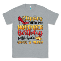 Heather Grey stepping into my november birthday Classic Tee - MaliasSmallBusiness