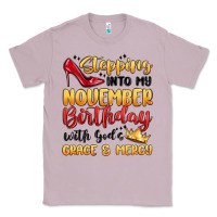 Lilac stepping into my november birthday Classic Tee - MaliasSmallBusiness