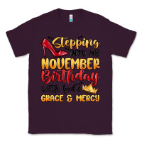 Plum stepping into my november birthday Classic Tee - MaliasSmallBusiness