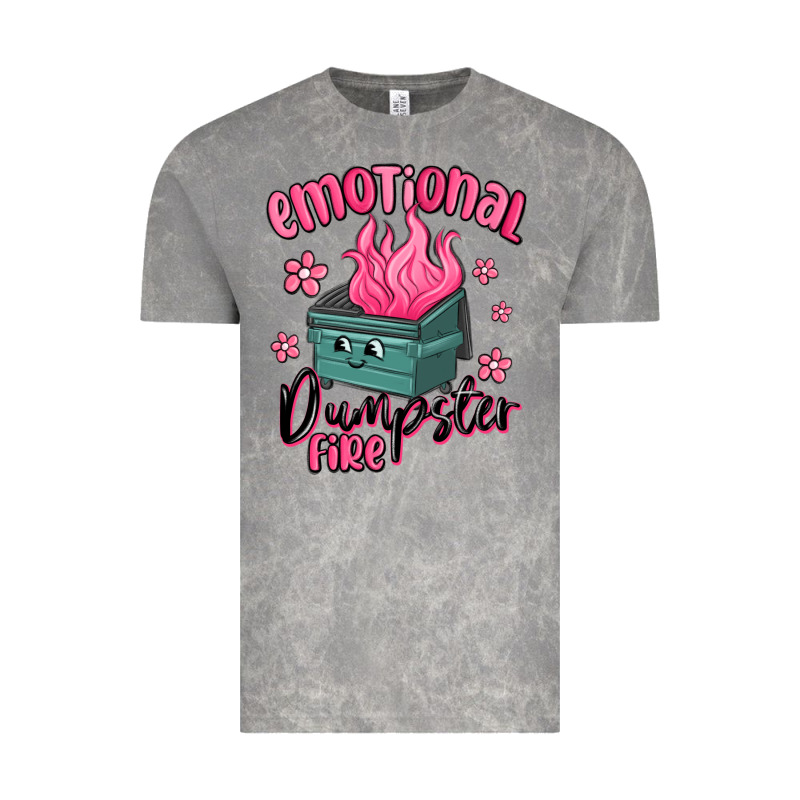 Emotional Dumpster Fire Vintage Tee by MaliasSmallBusiness | Teevron