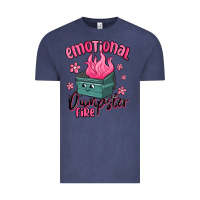 Vintage Denim emotional dumpster fire Vintage Tee - MaliasSmallBusiness