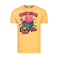 Vintage Mustard emotional dumpster fire Vintage Tee - MaliasSmallBusiness