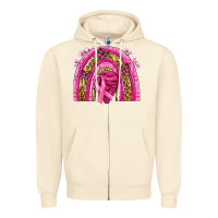 Sandshell breast cancer rainbow Zipper Hoodie - NancyCooperArtShop