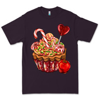 Plum Christmas candy cupcake Premium Tee - AdoDesignShop