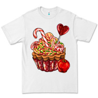 White Christmas candy cupcake Premium Tee - AdoDesignShop