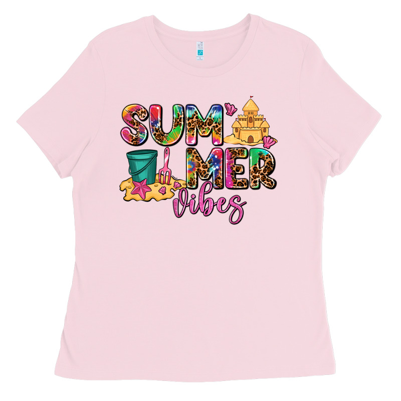 Summer Vibes Ladies Tee by AdoDesignShop | Teevron