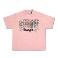 Salmon you are enough Urban Heavy Tee - MaliasSmallBusiness
