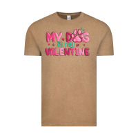 Vintage Coffee my dog is my valentine Vintage Tee - MaliasSmallBusiness