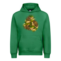 Emerald camouflage and leopard patch  3 Urban Hoodie - BundleAndBundleShop