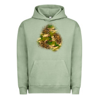 Pigment Oil Green camouflage and leopard patch  3 Urban Hoodie - BundleAndBundleShop