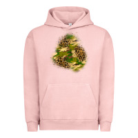 Pigment Salmon camouflage and leopard patch  3 Urban Hoodie - BundleAndBundleShop