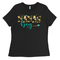 Black mama's boy Ladies Tee - AdoDesignShop
