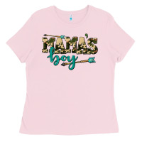 Bubblegum Pink mama's boy Ladies Tee - AdoDesignShop