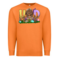 Carrot Hop Rabbit Easter Day Premium Sweatshirt - HowdyJamesFarm